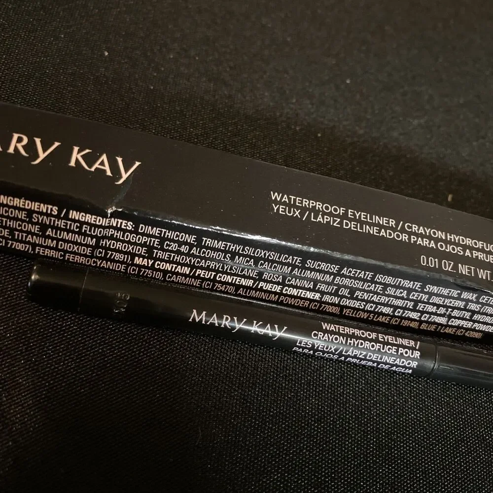 Mary Kay Waterproof Eyeliner Black Noir 205910 New In Box Full Size .01 oz
